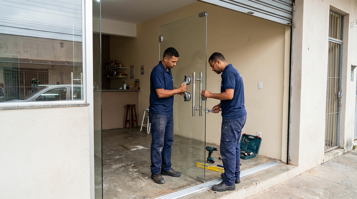 Portas em Vidro em Campos dos Goytacazes‑RJ