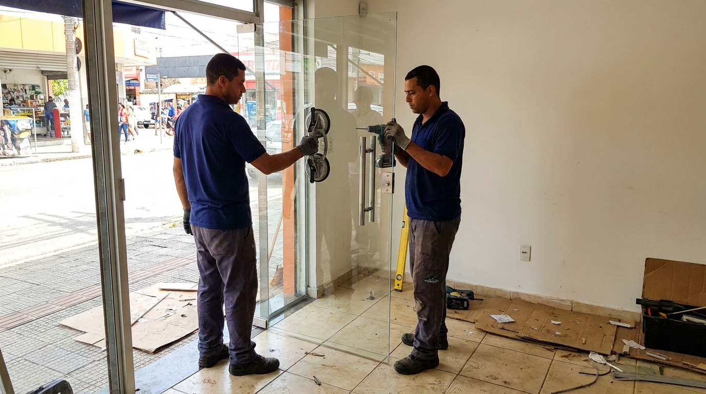 Portas em Vidro em Campos dos Goytacazes‑RJ